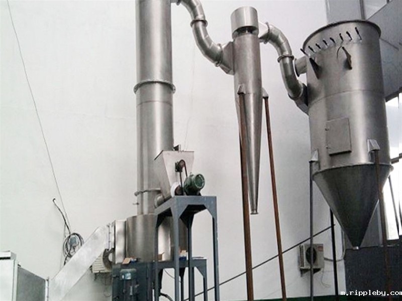 Alkaline oxide rotary flash dryer